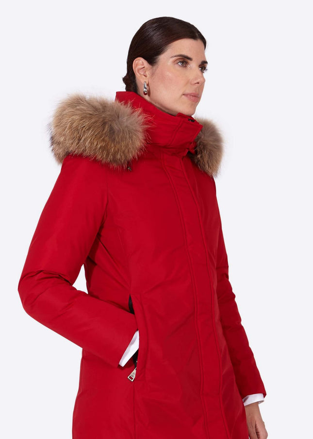 Women's parka SNOWFALL Rojo