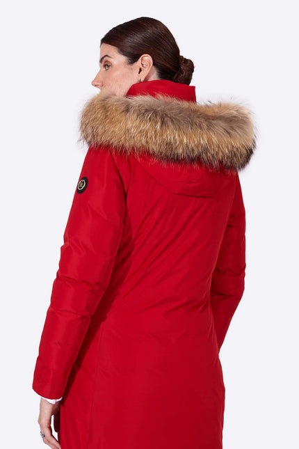 Women's parka SNOWFALL Rojo