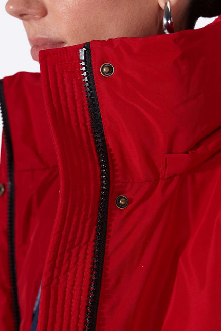 Women's parka SNOWFALL Rojo