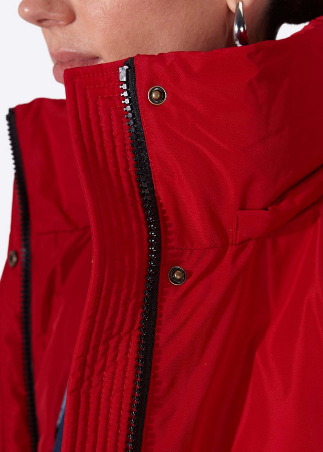 Women's parka SNOWFALL Rojo