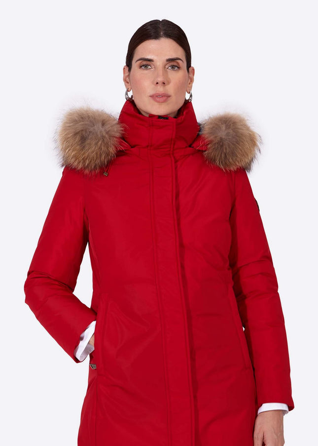 Women's parka SNOWFALL Rojo