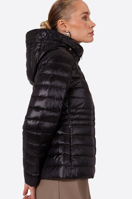 Women's short down jacket HALLEY Black