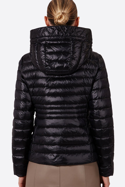 Women's short down jacket HALLEY Black