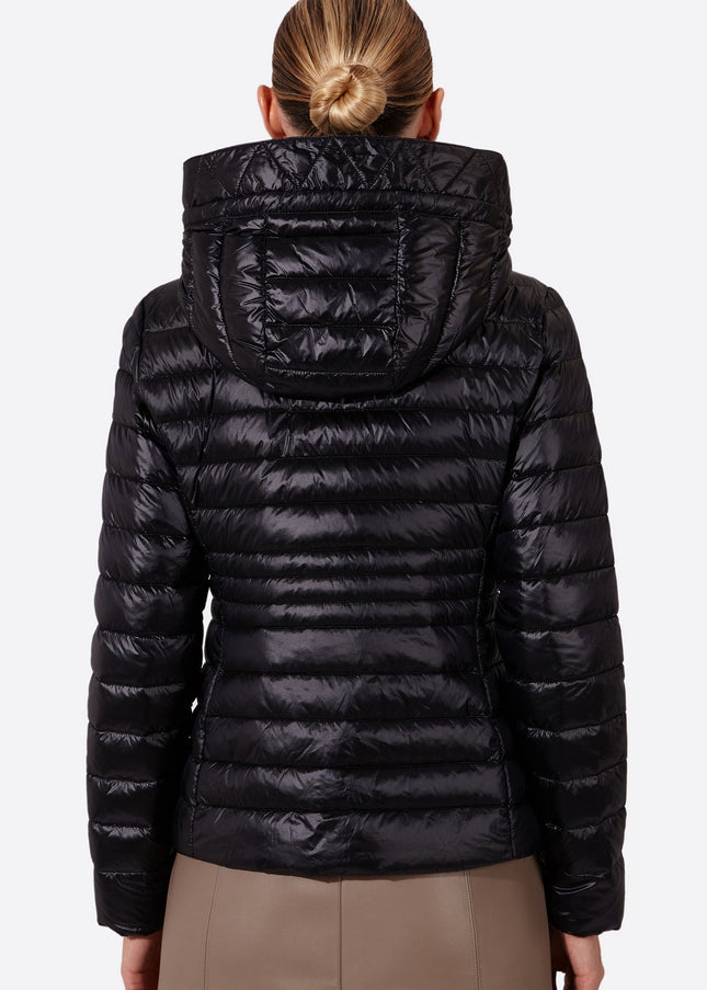 Women's short down jacket HALLEY Black