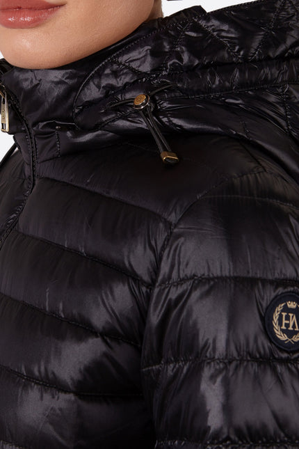 Women's short down jacket HALLEY Black