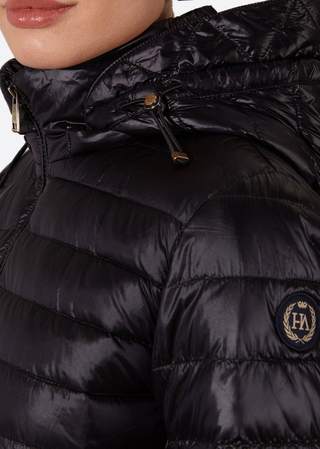 Women's short down jacket HALLEY Black