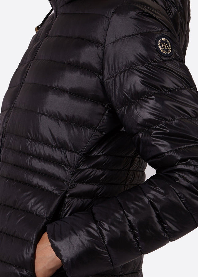 Women's short down jacket HALLEY Black