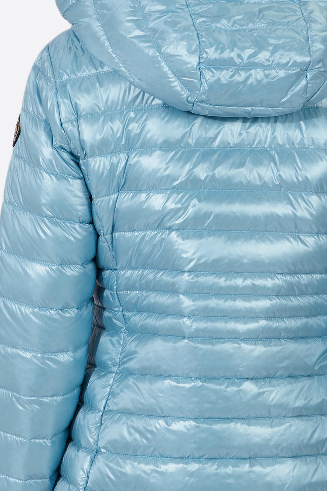 Women's short down jacket HALLEY CRYSTAL BLUE