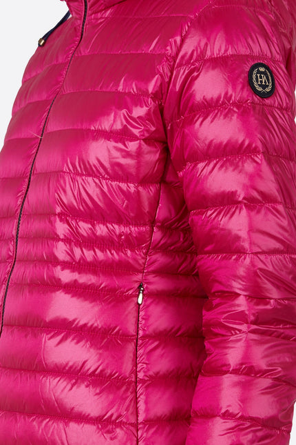 Women's short down jacket HALLEY Cardinal Pink