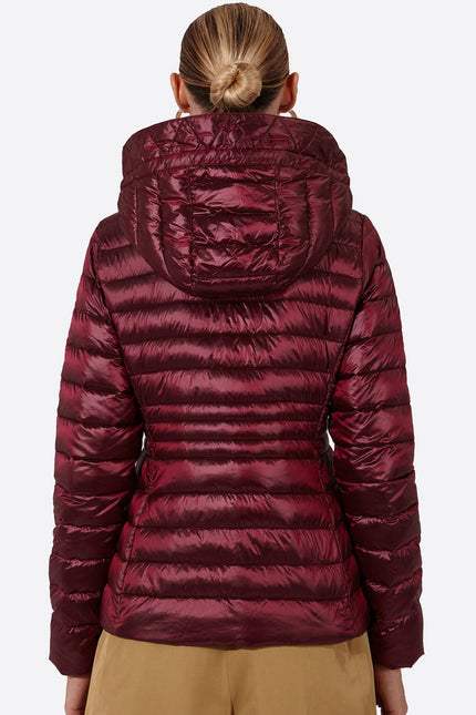 Women's short down jacket HALLEY Dark Purple