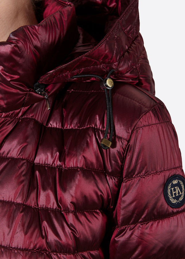 Women's short down jacket HALLEY Dark Purple