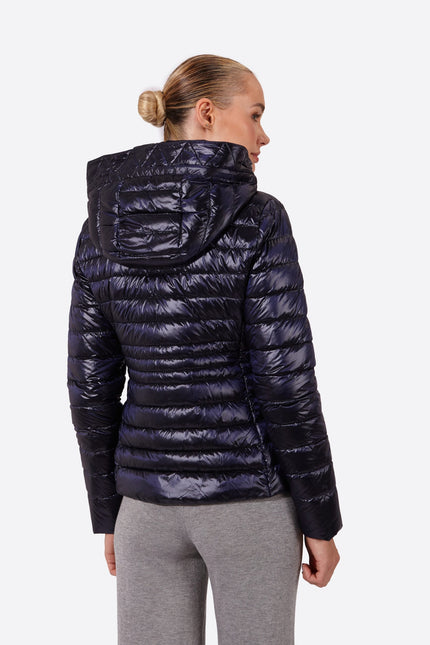 Women's short down jacket HALLEY Navy