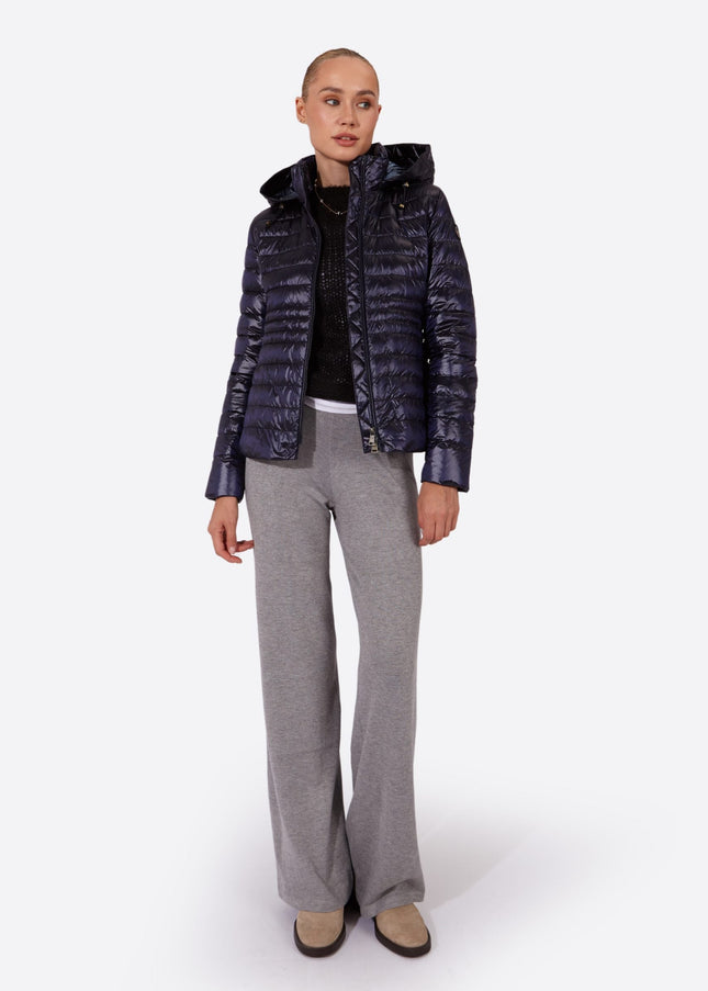 Women's short down jacket HALLEY Navy