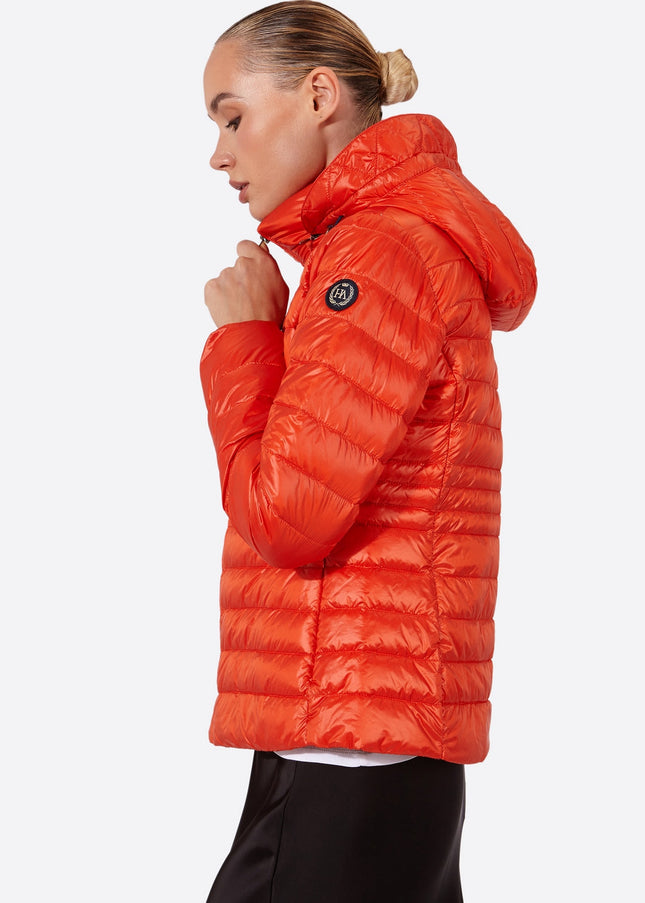 Women's short down jacket HALLEY Orange