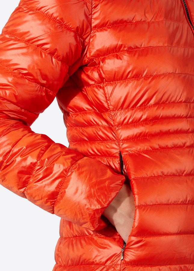 Women's short down jacket HALLEY Orange