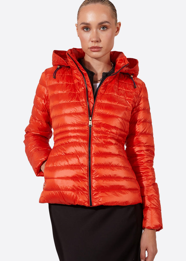 Women's short down jacket HALLEY Orange