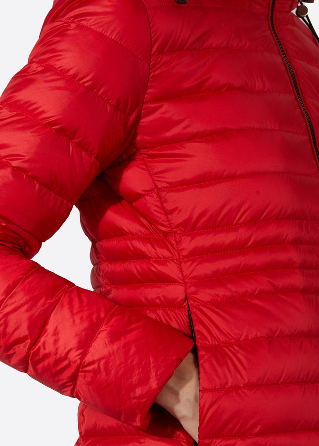 Women's short down jacket HALLEY Red