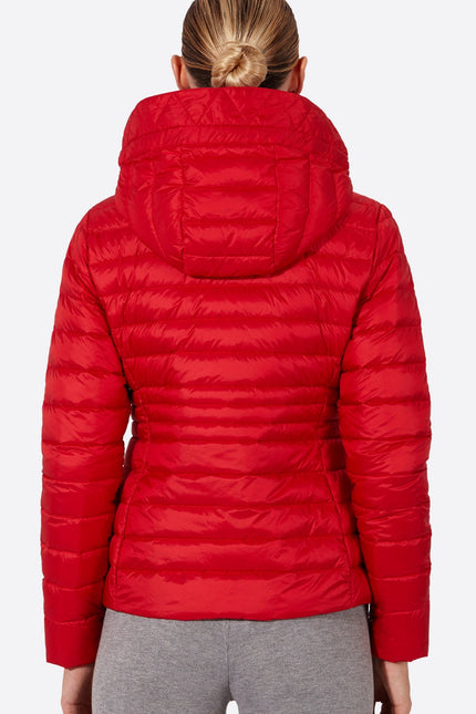 Women's short down jacket HALLEY Red