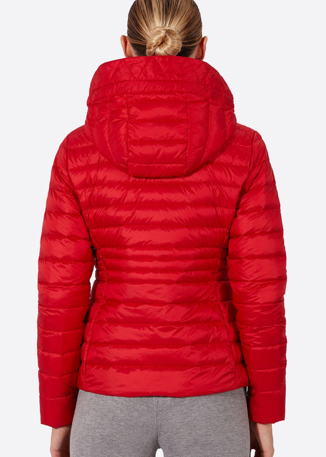 Women's short down jacket HALLEY Red