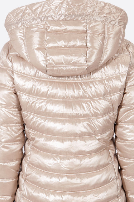 Women's short down jacket ROSALIA Champagne