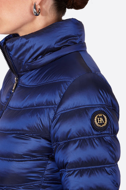 Women's short down jacket ROSALIA Klein Blue