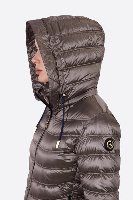 Women's short down jacket ROSALIA Mink