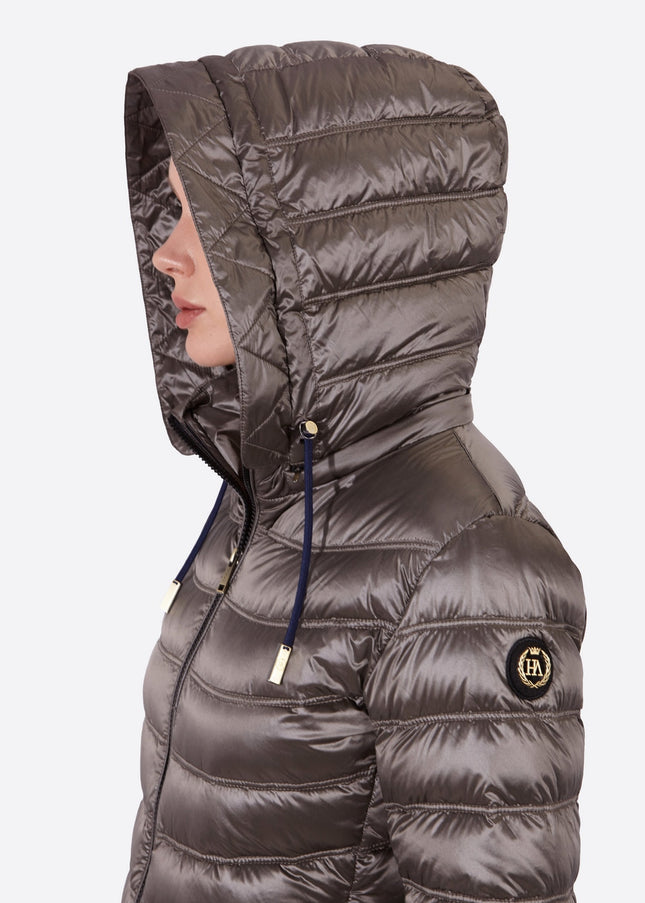 Women's short down jacket ROSALIA Mink