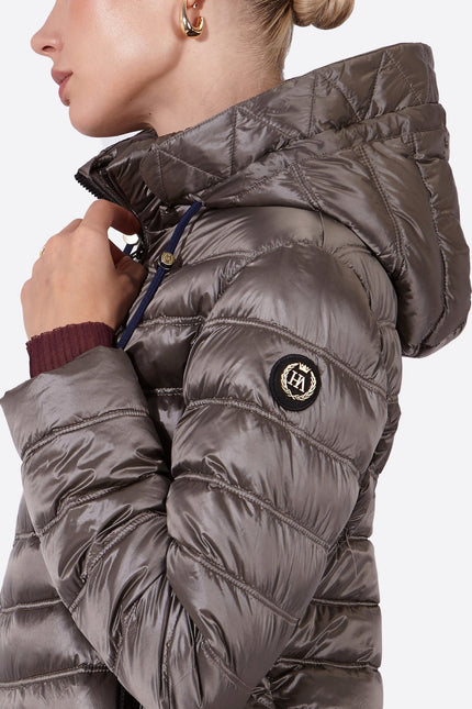 Women's short down jacket ROSALIA Mink