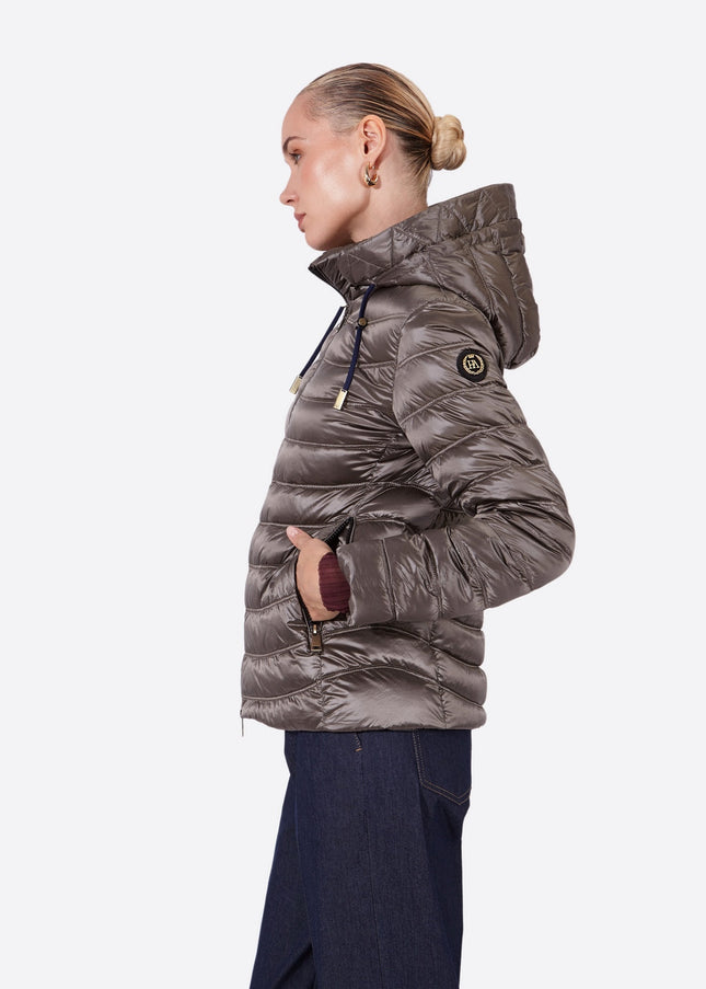 Women's short down jacket ROSALIA Mink