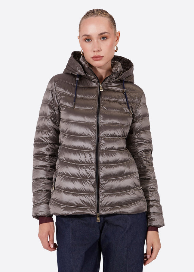 Women's short down jacket ROSALIA Mink