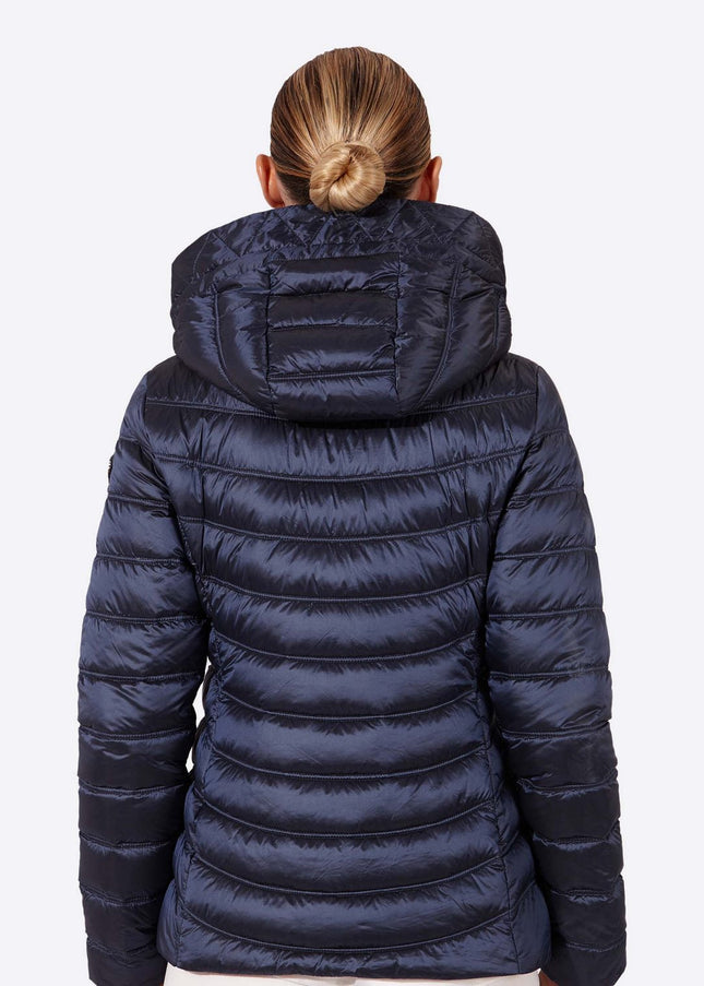 Women's short down jacket ROSALIA Navy