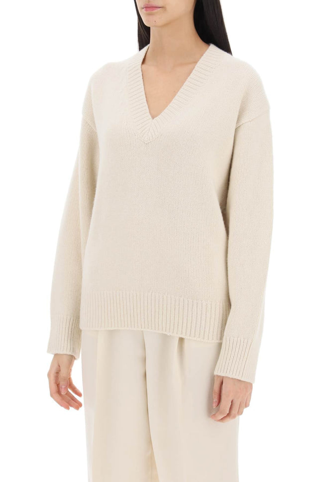 Wool And Cashmere Sweater - White