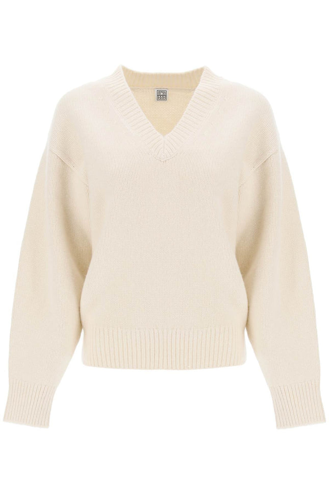 Wool And Cashmere Sweater - White