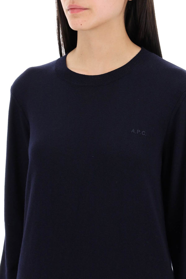 Wool Crewneck Pullover - Blue