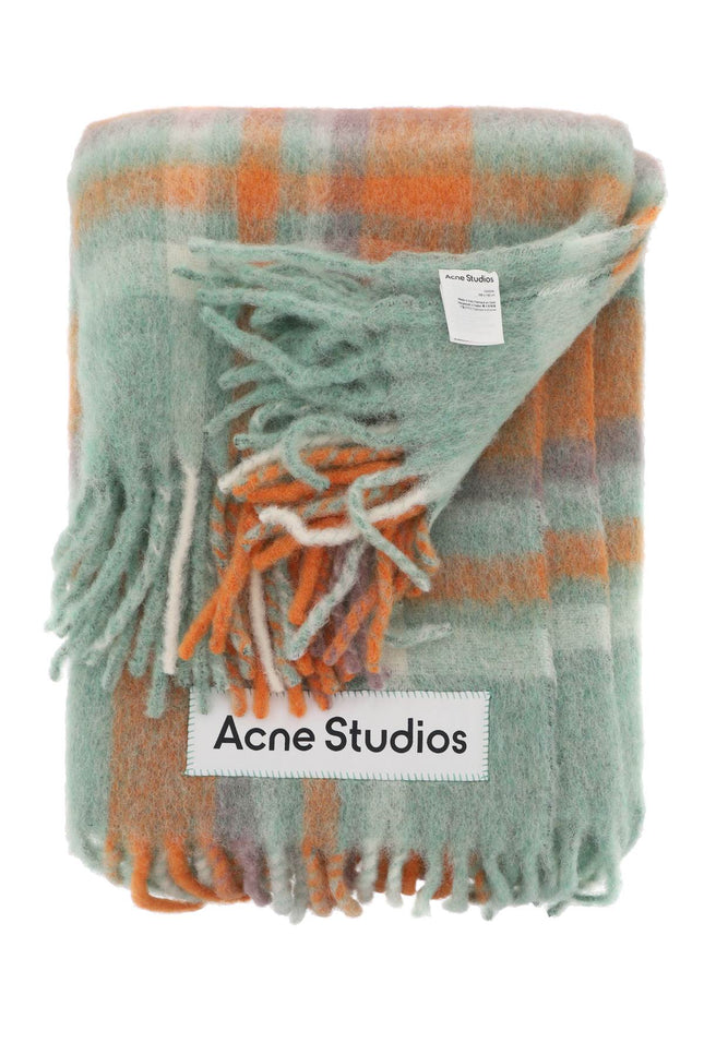 Wool & Mohair Extra Large Scarf - Orange