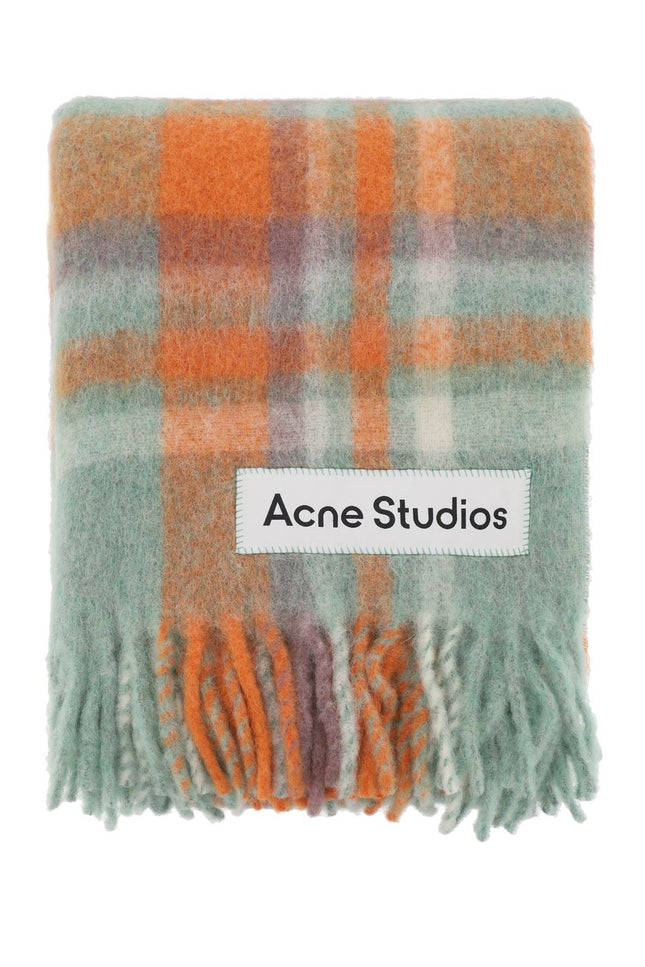 Wool & Mohair Extra Large Scarf - Orange