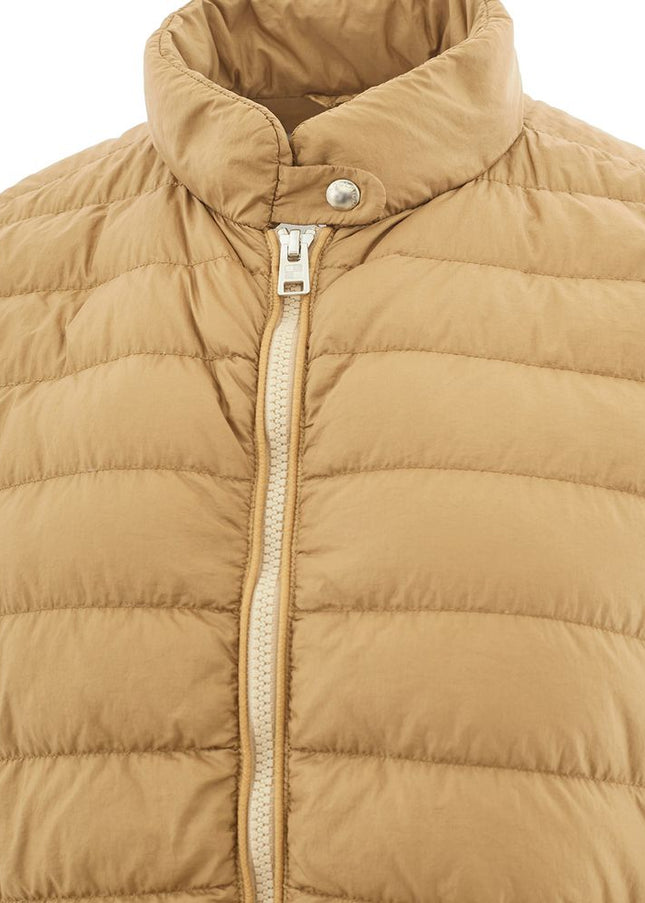 Woolrich Beige Polyamide Chic Winter Coat