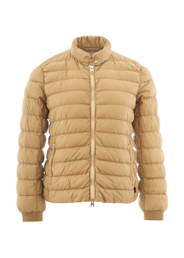 Woolrich Beige Polyamide Chic Winter Coat