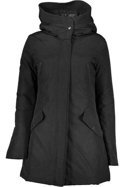 Woolrich Black Cotton Jackets & Coat