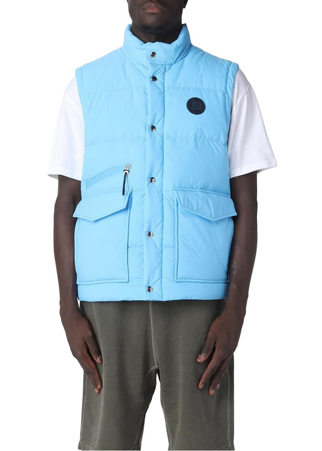 Woolrich Light Blue Polyester Vest