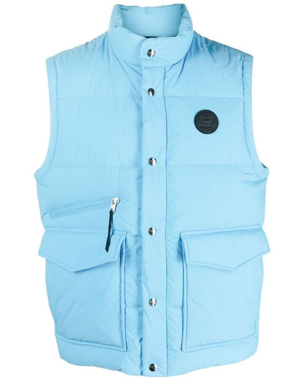 Woolrich Light Blue Polyester Vest