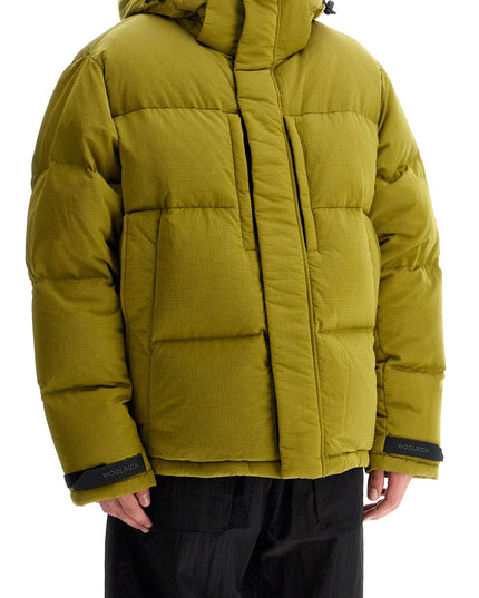 Woolrich short ripstop olmetex down