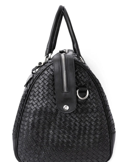 Woven Leather Duffle