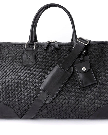 Woven Leather Duffle