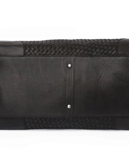 Woven Leather Duffle