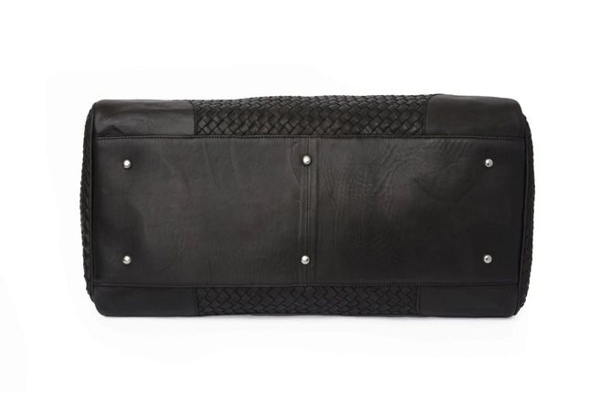 Woven Leather Duffle