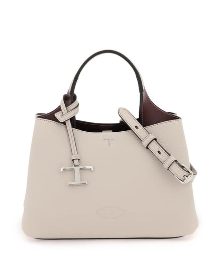 Tod'S Leather Handbag-Bags-TOD'S-Grey-Urbanheer