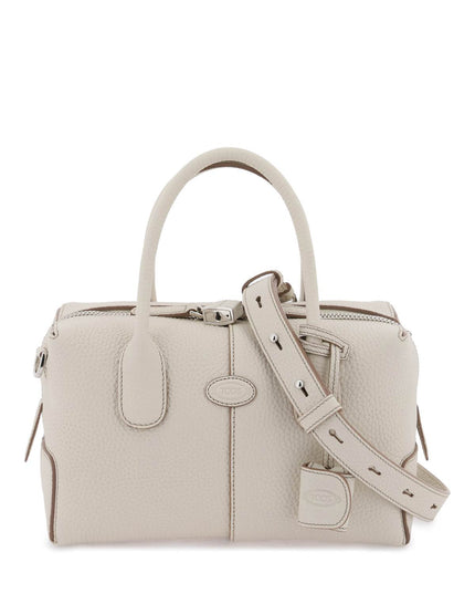 Tod'S Grained Leather Bowling Bag-Bag-TOD'S-os-White-Urbanheer