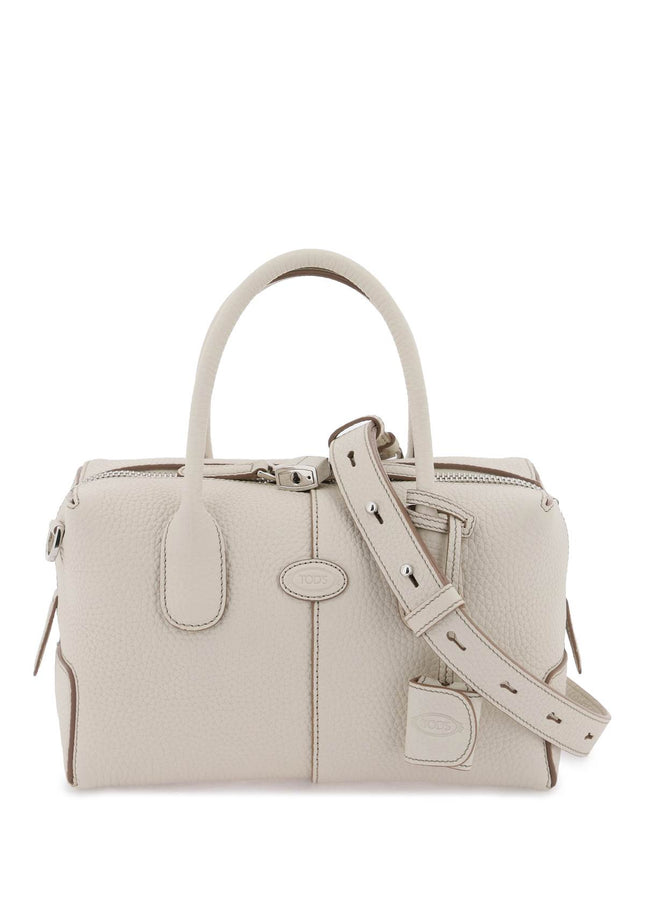 Tod'S Grained Leather Bowling Bag-Bag-TOD'S-os-White-Urbanheer