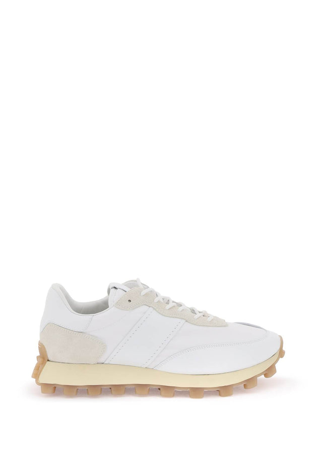 Tod'S leather and fabric 1t sneakers